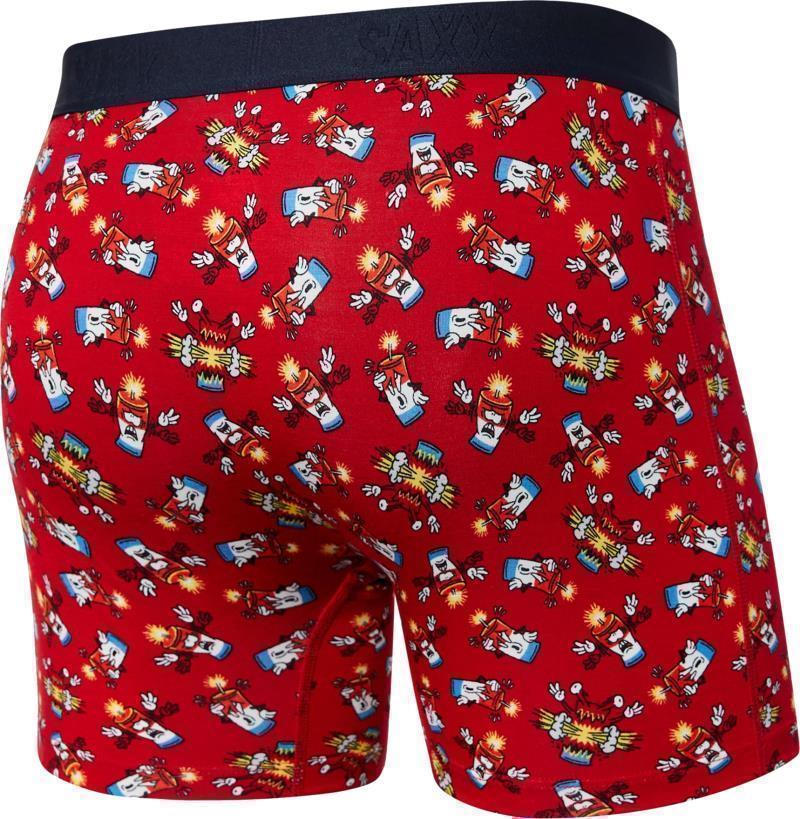 Vibe Super Soft Boxer Brief, 5" Inseam - Mens - Big Bang-Red 2