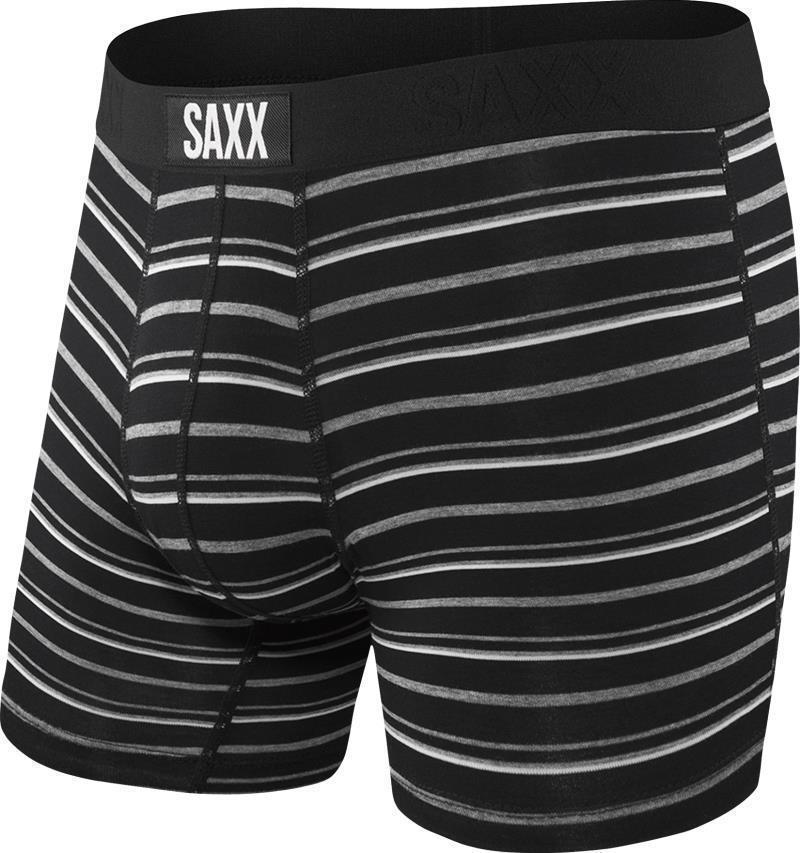 Vibe Super Soft Boxer Brief, 5" Inseam - Mens - Black Coast Stripe 1
