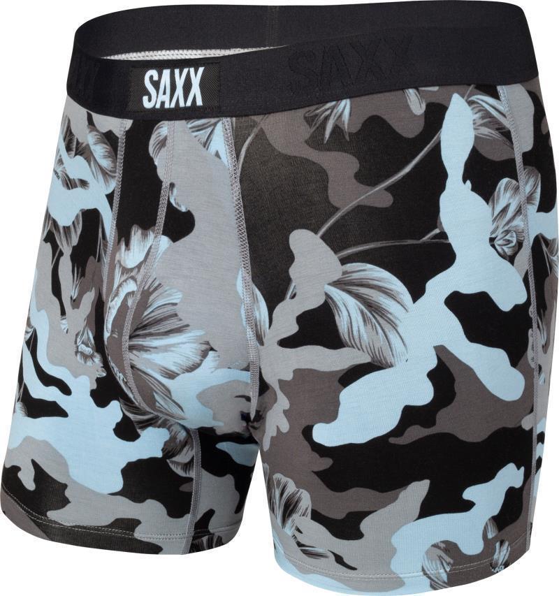 Vibe Super Soft Boxer Brief, 5" Inseam - Mens - Blue Camo Flora 1