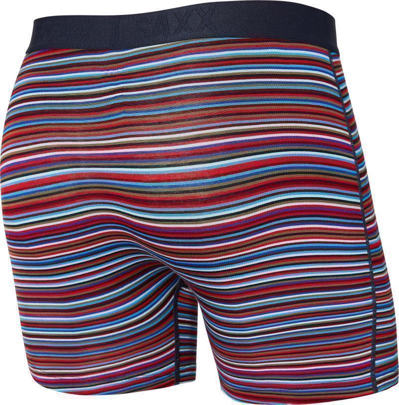 Vibe Super Soft Boxer Brief, 5" Inseam - Mens - Blue Vibrant Stripe 2