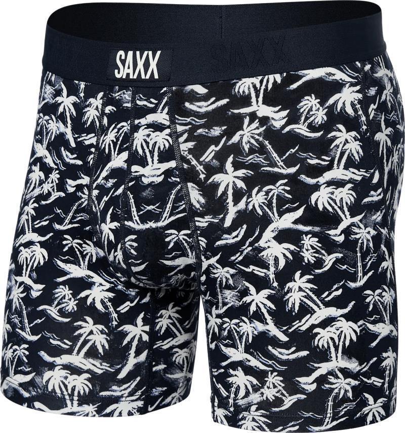 Vibe Super Soft Boxer Brief, 5" Inseam - Mens - Castaway-Dark Ink 1