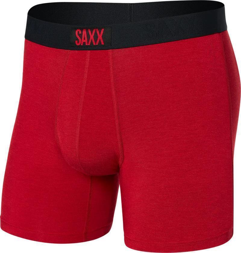 Vibe Super Soft Boxer Brief, 5" Inseam - Mens - Cherry Heather 1