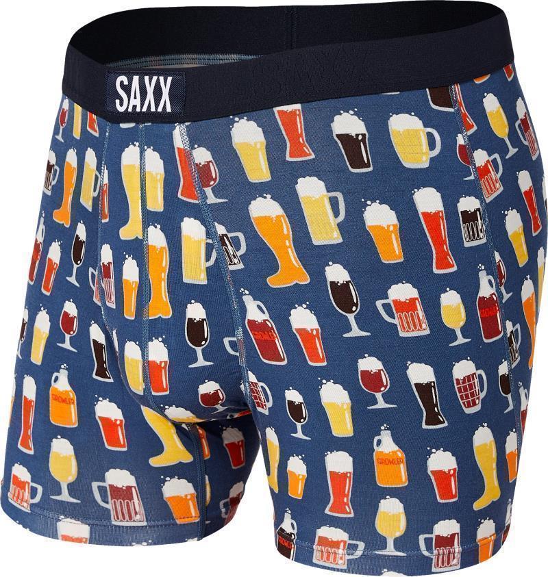 Vibe Super Soft Boxer Brief, 5" Inseam - Mens - Dark Denim Pitcher Perfect 1