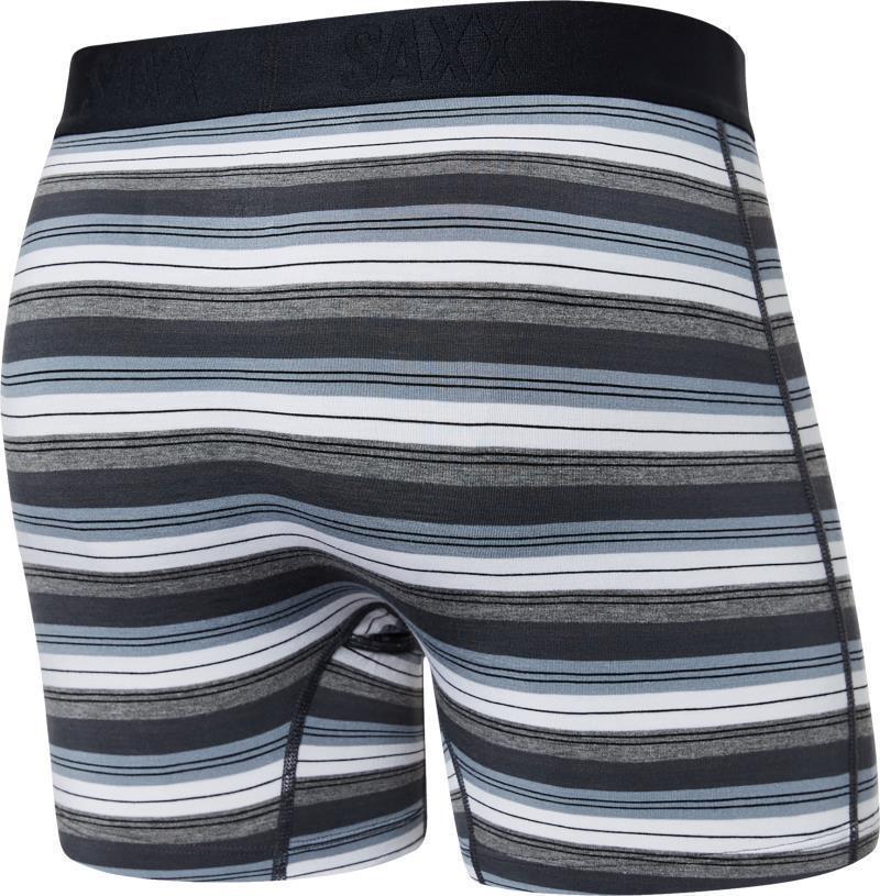 Vibe Super Soft Boxer Brief, 5" Inseam - Mens - Freehand Stripe-Grey 2