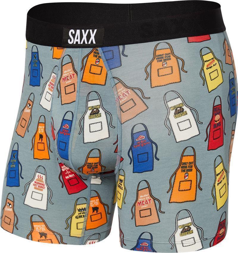 Vibe Super Soft Boxer Brief, 5" Inseam - Mens - Grillicious-Washed Green 1