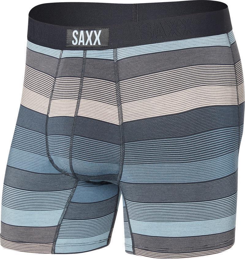 Vibe Super Soft Boxer Brief, 5" Inseam - Mens - Hazy Stripe-Washed Blue 1