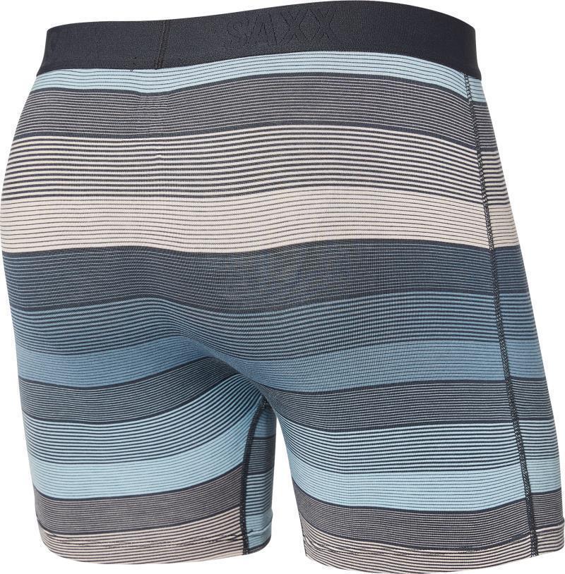 Vibe Super Soft Boxer Brief, 5" Inseam - Mens - Hazy Stripe-Washed Blue 2