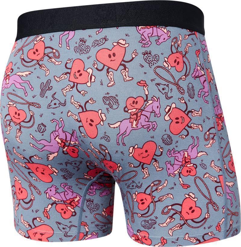 Vibe Super Soft Boxer Brief, 5" Inseam - Mens - I Heart Cowboys-Grey 2