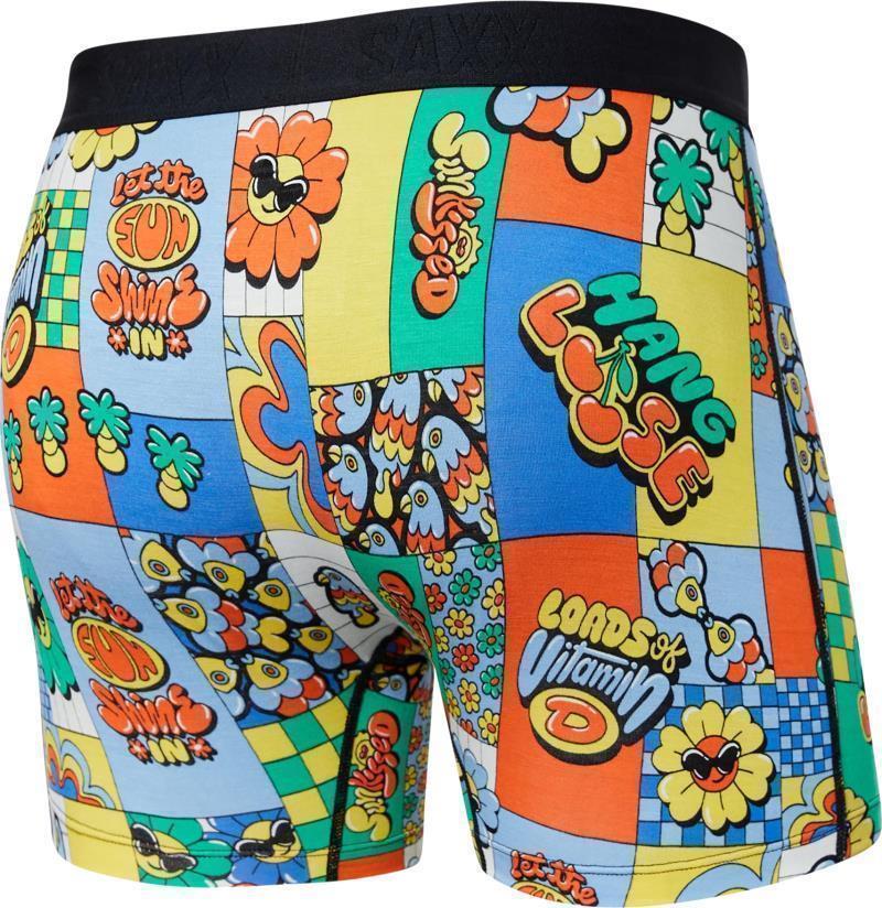 Vibe Super Soft Boxer Brief, 5" Inseam - Mens - Let The Sun Shine In-Multi 2