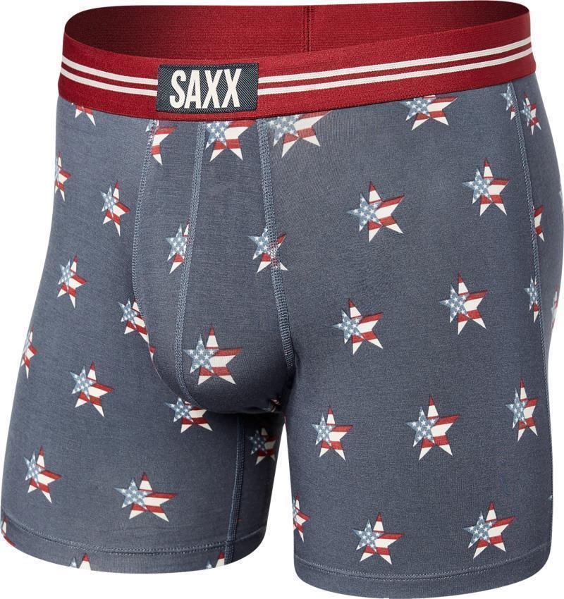 Vibe Super Soft Boxer Brief, 5" Inseam - Mens - Liberty Star-Deep Navy 1
