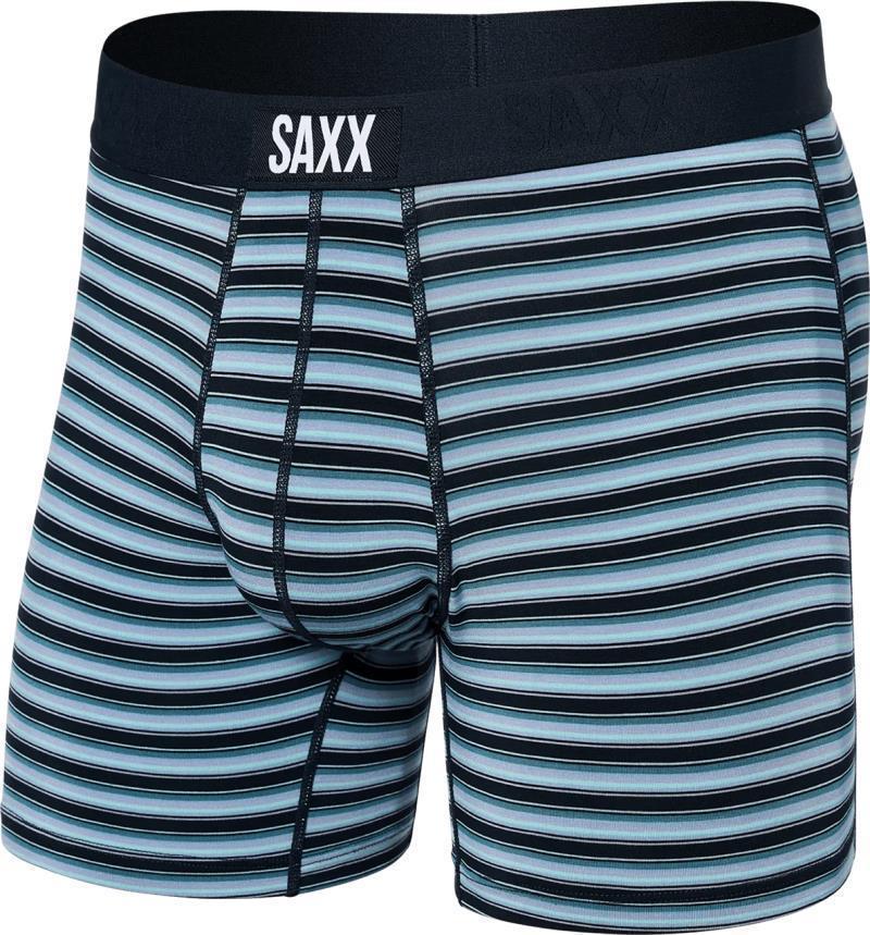 Vibe Super Soft Boxer Brief, 5" Inseam - Mens - Micro Field Stripe-Dark Ink 1