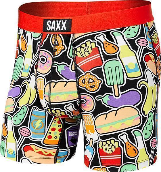 Vibe Super Soft Boxer Brief, 5" Inseam - Mens - Sticker Snacks-Multi 1