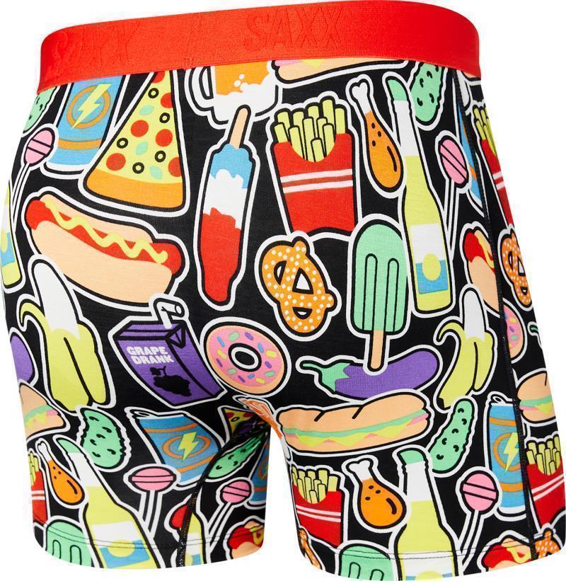 Vibe Super Soft Boxer Brief, 5" Inseam - Mens - Sticker Snacks-Multi 2