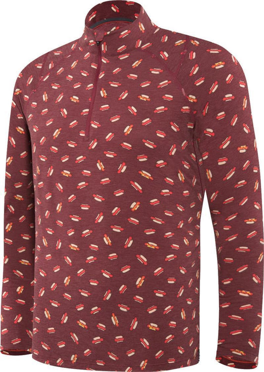 Viewfinder LS 1/2 Zip - Mens - Red Hot Diggity 1