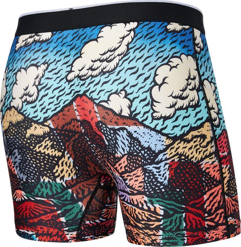 Volt Breathable Mesh Boxer Brief, 5" Inseam - Mens - Encanto Mesa-Multi 2