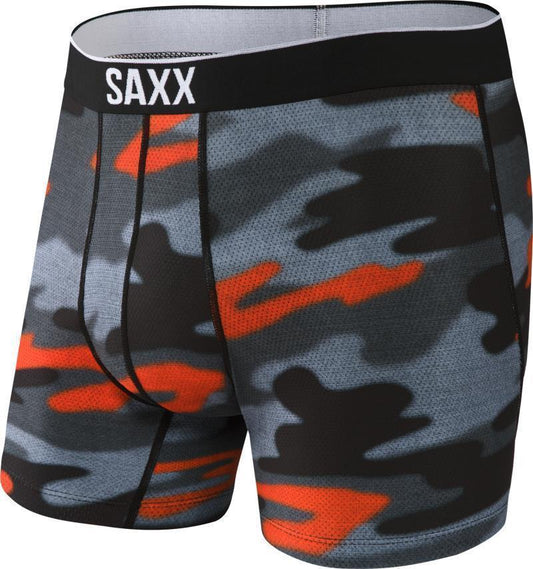 Volt Breathable Mesh Boxer Brief, 5" Inseam - Mens - Hazy Camo 1