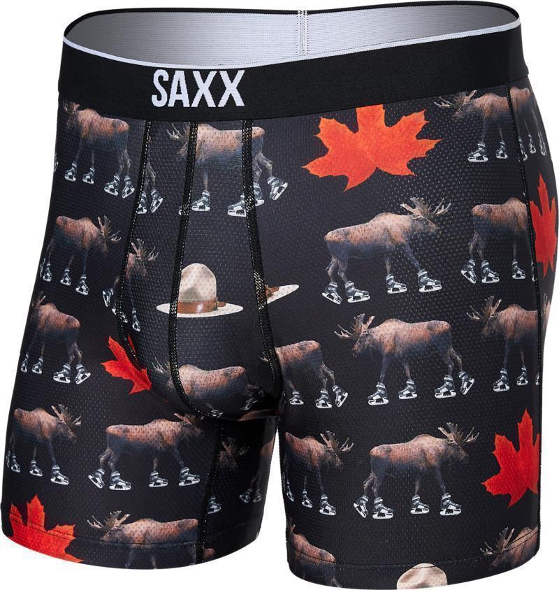 Volt Breathable Mesh Boxer Brief, 5" Inseam - Mens - National Pastime-Black 1