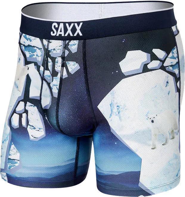 Volt Breathable Mesh Boxer Brief, 5" Inseam - Mens - Polar Ice 1