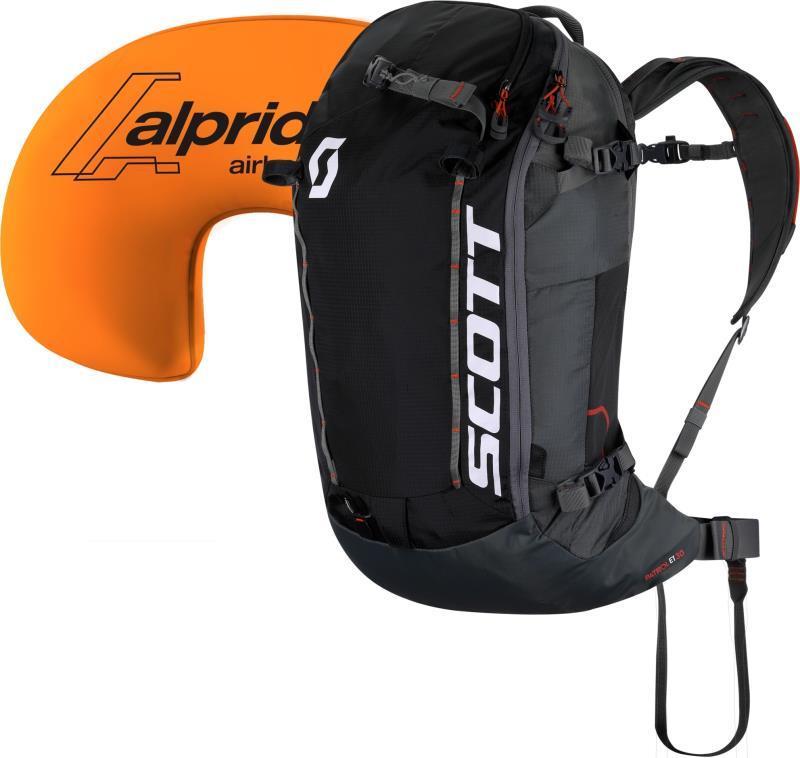 Patrol E1 Avalanche Pack 30 - Complete Kit (Cartridge Not Included) - Black / Grey 1