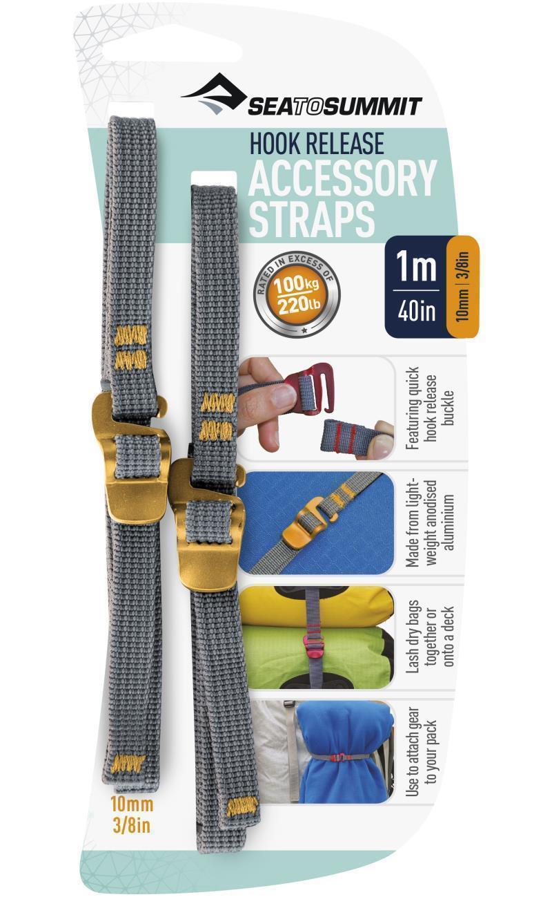 Accessory Straps w/hook release (pair) 10mm x 1m (3/8" x 40") - Not Applicable 2