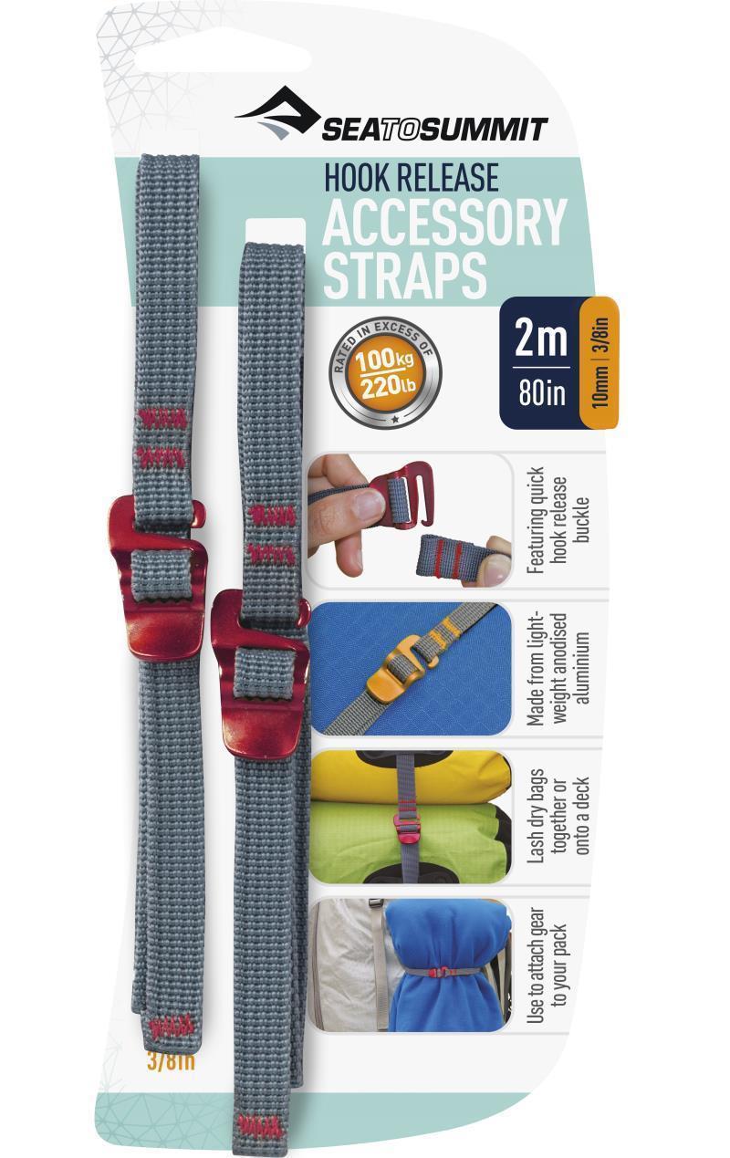 Accessory Straps w/hook release (pair) 10mm x 2m (3/8" x 80") - Not Applicable 2