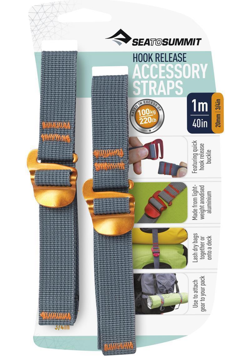 Accessory Straps w/hook release (pair) 20mm x 1m (3/4" x 40") - Not Applicable 2
