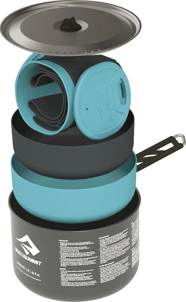 Alpha Cook Set 2.1 - 1.9L Pot, 2 Bowls, 2 Cups - Not Applicable 2