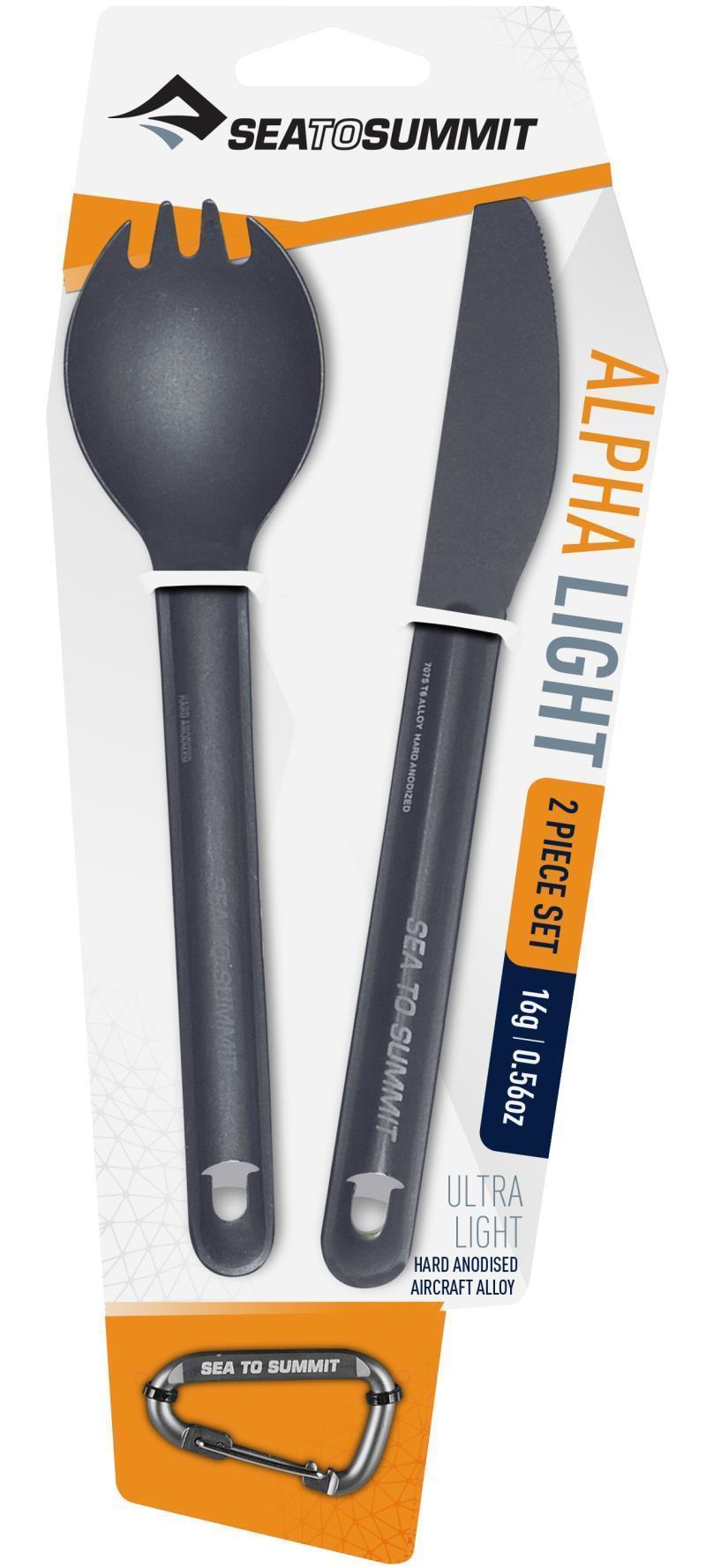 Alpha Light Spork & Knife Set - Not Applicable 2