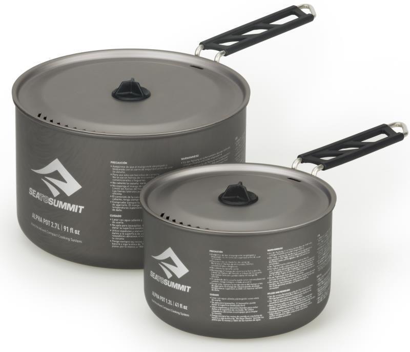 Alpha Pot Set - 1.2L Pot & 2.7L Pot - Not Applicable 2