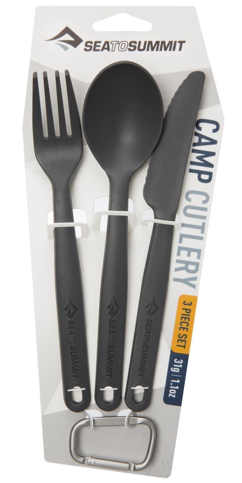 Camp Cutlery Utensil Set - Grey 1