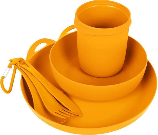 Delta Camp Set - Bowl, Plate, Mug, Cutlery - Pindan Orange 1