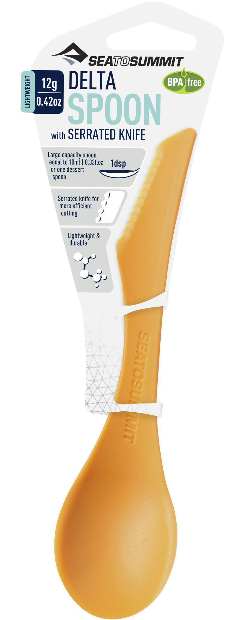 Delta Spoon with Knife - Pindan Orange 2