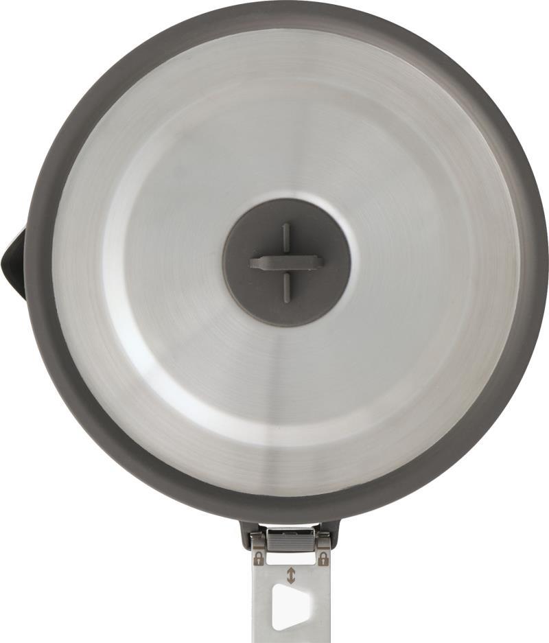 Detour SS Collapsible Pot 1.8L - Beluga Black 5