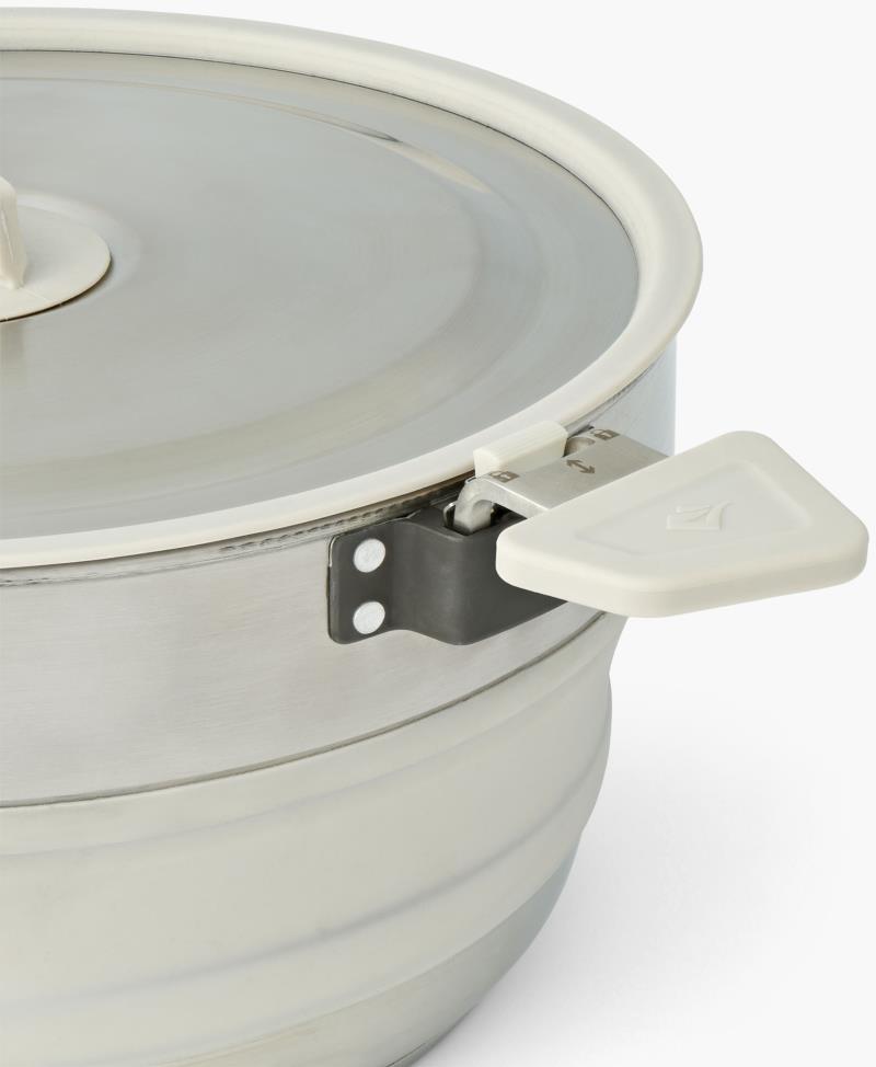 Detour SS Collapsible Pot 5L - Moonstruck Grey 4