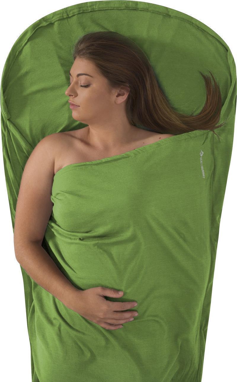 Expander Travel Liner - Mummy with Hood - Green 1