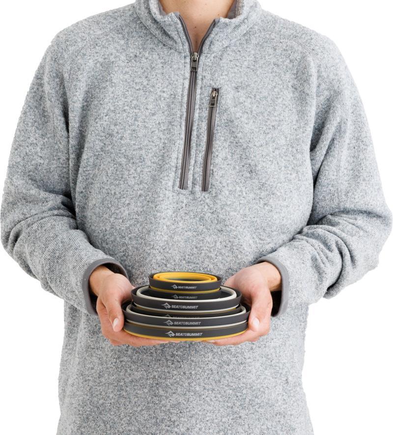 Frontier UL Collapsible Dinnerware Set - 2 Person - 6 Piece - Multi 3