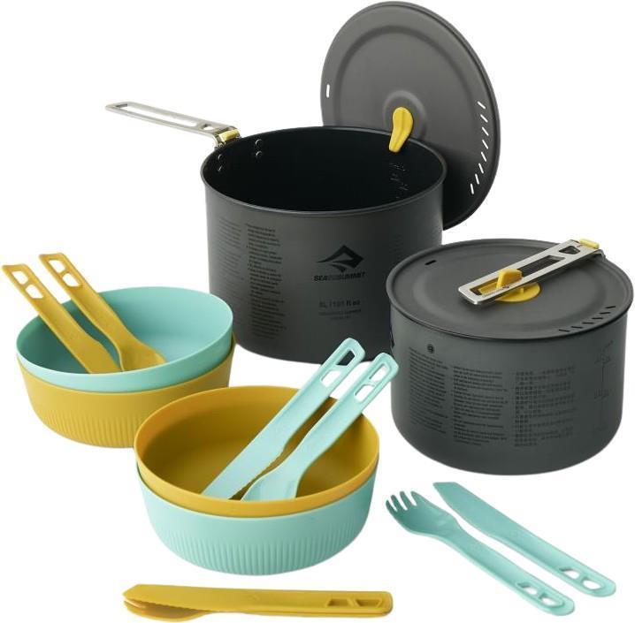 Frontier UL Two Pot Cook Set - 4 Person - 14 Piece - Multi 1