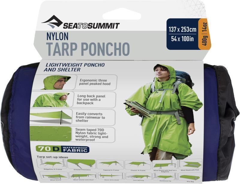 Nylon Tarp / Poncho - Blue 1