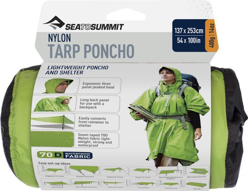 Nylon Tarp / Poncho - Forest Green 1