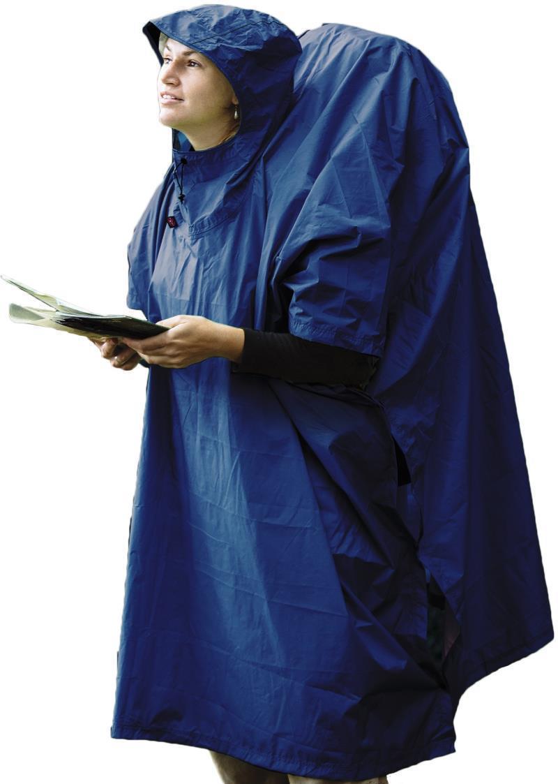Nylon Tarp / Poncho - Royal Blue 2