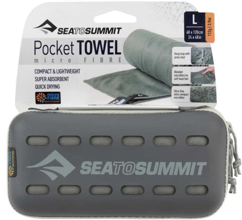 Pocket Towel - L - 24" x 48" - Grey 2