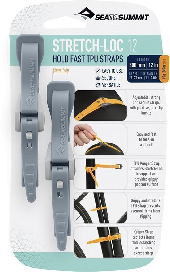 Stretch-Loc TPU Straps 12: 300 x 12mm (12 x 1/2") - 2 Pack - Dusk 1