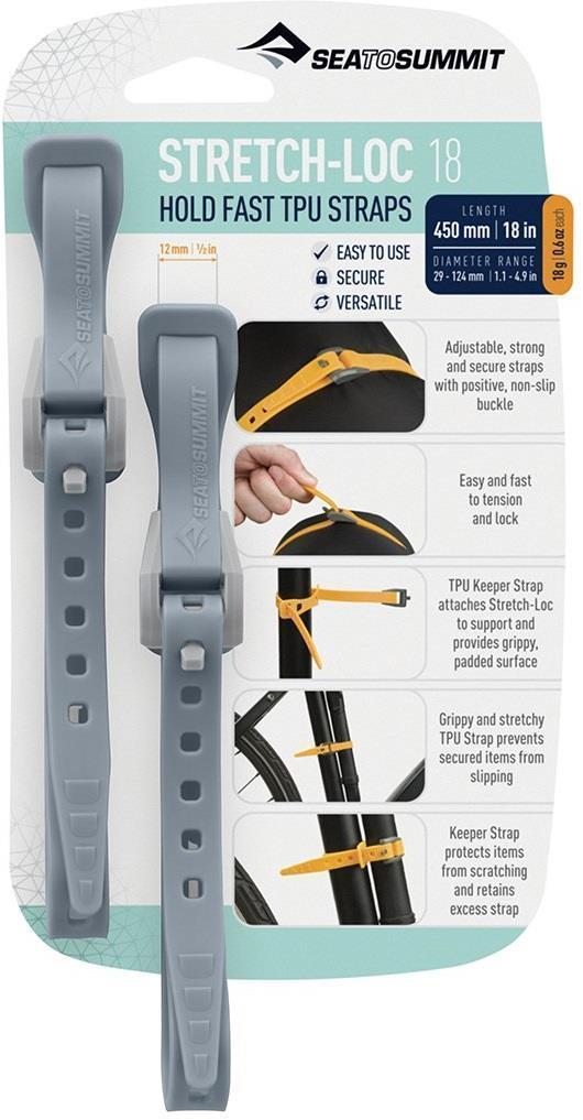 Stretch-Loc TPU Straps 18: 450 x 12mm (18" x 1/2") - 2 Pack - Dusk 1