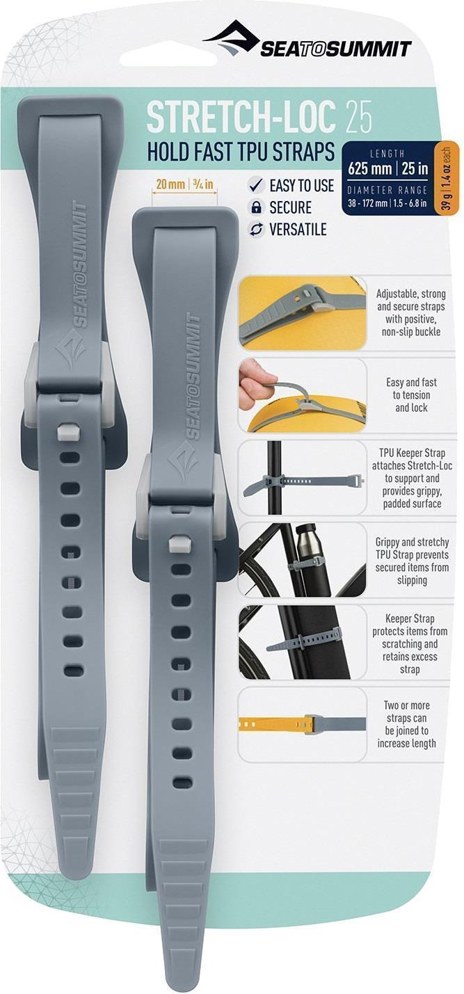 Stretch-Loc TPU Straps 25: 625 x 20mm (25" x 3/4") - 2 Pack - Dusk 1