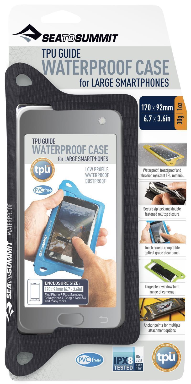 TPU Guide Waterproof Case - Large - 23 x 10cm | 6.7 x 3.623 x 10cm | 6.7 x 3.6in - Black 1