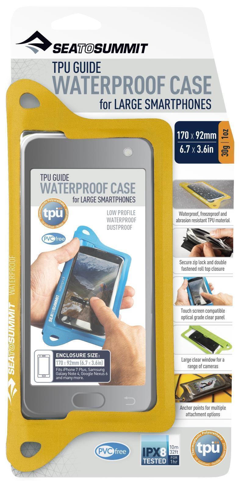 TPU Guide Waterproof Case - Large - 23 x 10cm | 6.7 x 3.623 x 10cm | 6.7 x 3.6in - Yellow 1