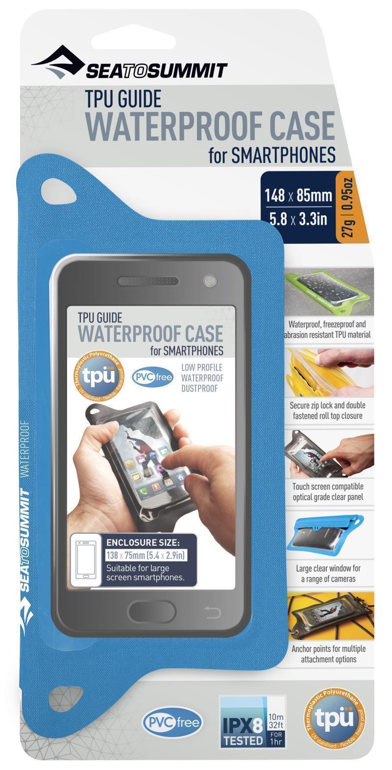 TPU Guide Waterproof Case - Regular - 19.5 x 7.5cm | 5.8 x 3.3in - Blue 1