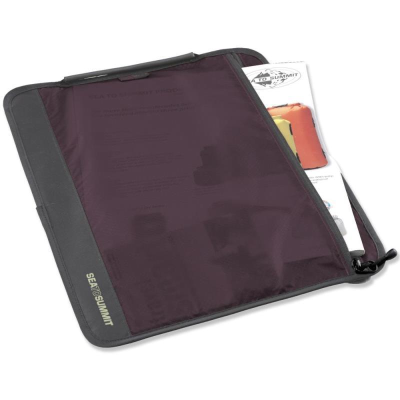 Travelling Light Document Pouch - L - Aubergine 1