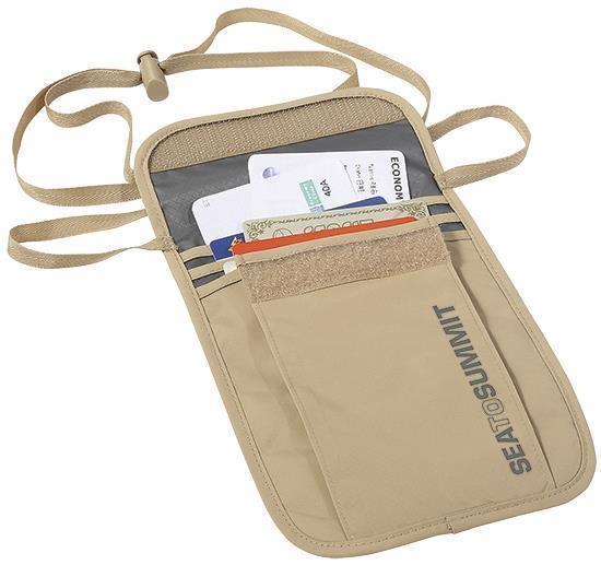 Travelling Light Neck Pouch - Sand 1