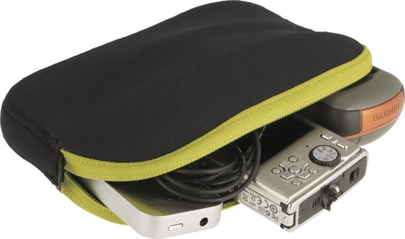 Travelling Light Padded Pouch - L - Lime Green 1